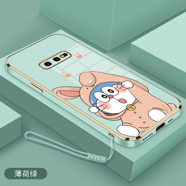 Doraemon Rabbit Casing Para Samsung J2 PRIME G530 J6 J6 PLUS J7 Funda Moda Dibujos Animados De Lujo Suave Protección De Cámara Anti Gores De Goma