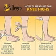 thumbnail image 3 of Allegro Women’s 8-15 mmHg Premium 249 Ribbed Dress Sock Compression Socks, Comfortable Support Garments for Women, 3 of 3