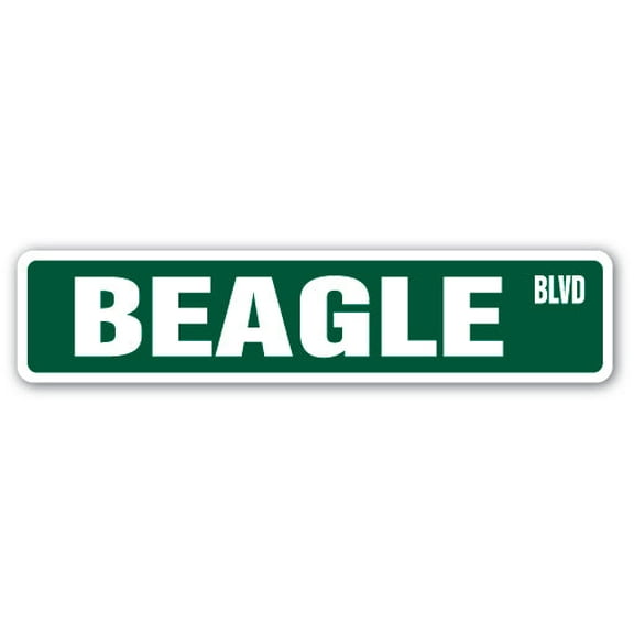 SignMission SS-BEAGLE 4 x 18 in. Beagle Street Sign