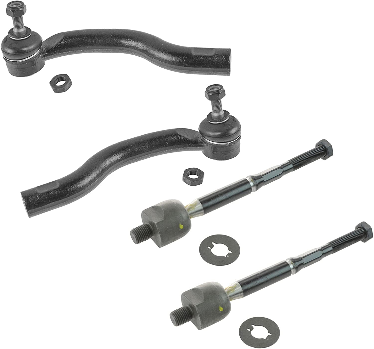 Inner+Outer for Nissan  Cube & Versa Set of 4 Tie Rod's 