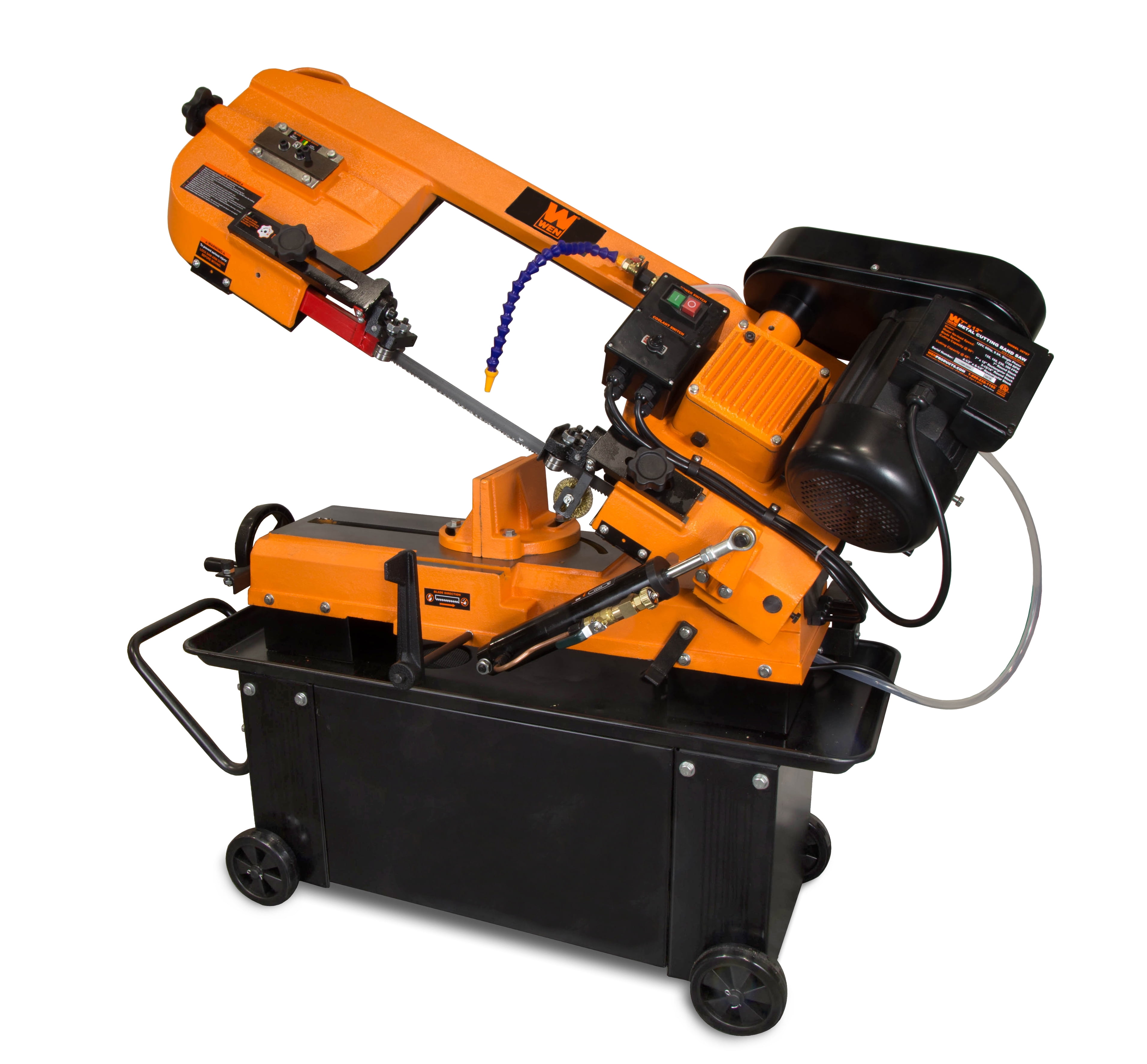 WEN 7by12Inch MetalCutting Band Saw with Stand, 39707