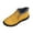 Yellow, variant on Winter Snow Boots for Older Women Men Seniors Lightweight Cozy Warm Non Slip Fleece Lined Slip on Walking Ankle Booties AG Size 6.5