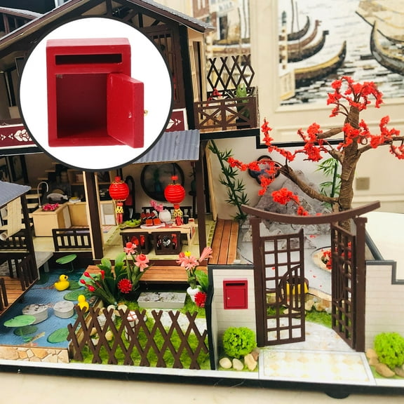 Hytrove Mini Mailbox Red 1Pack 1.9In