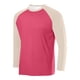 thumbnail image 1 of pstuiky camisas de manga larga para hombre, Camisa deportiva transpirable de manga larga raglán con cuello redondo para hombre, de color sólido camisetas de hombre xl, 1 of 2