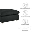 thumbnail image 5 of Modular Sectional Deep Sofa Set, Black, Fabric, Modern Contemporary, Living Lounge Cafe Room Hotel Lobby Hospitality, 5 of 10