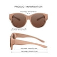 thumbnail image 6 of TINHAO Fit Over Glasses Sunglasses for Women Men Large Cat Eye Sunglasses Polarized 100% UV400 Protection, 6 of 7