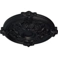 thumbnail image 3 of Ekena Millwork 17 3/8"OD x 1 3/4"P Hamilton Ceiling Medallion (Fits Canopies up to 3 3/4"), Hand-Painted Steel Gray, 3 of 6