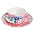 thumbnail image 3 of Spice by Tia Mowry Savory Saffron 18 Piece Round Fine Ceramic Dinnerware Set in Golden Red, 3 of 5