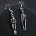 thumbnail image 2 of (2 Pack) Earrings Dangle Jewelry for Halloween Party Women Skeleton Accessory for Celebrations, 2 of 3
