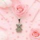 thumbnail image 5 of Collar De Osito Con Zirconia Para Mujer De Plata 925, 5 of 5