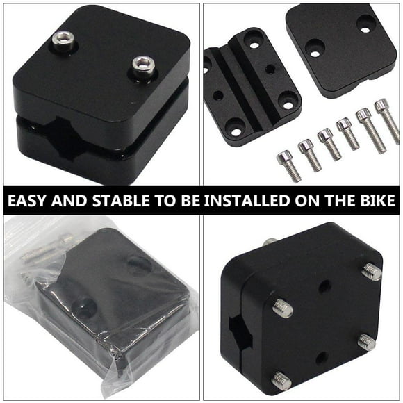AURARMLET 1Set GPS Navigation Support Bracket Black Motorbike Phone Mount Secure Attachment for Motorcycle Use