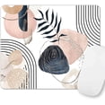 thumbnail image 1 of Marble Background with Rose Gold Triangles Mousepad Modern Desk Decor, Personalized Rectangle Mousepad, Ideal for Cubicle Decor and Office Accessories, Adds a Chic and Contemporary Look, 1 of 6