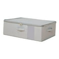 thumbnail image 3 of debajo de la caja de almacenamiento de la caja de ropa Organizador de juguetes Garnizador práctico contenedor de almacenamiento plegado con contenedor Gris, 3 of 8