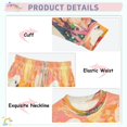 thumbnail image 4 of BZSMCE Unisex Pajama Set Snug-Fit Cotton Sleepwear Tropical Harmony Printed, 4 of 7