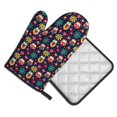 thumbnail image 2 of Vsdgher Cute Animal Oven Mitts and Pot Holders 2 pcs Set,High Heat Resistant Kitchen Oven Glove for Baking and Cooking, 2 of 7