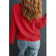 thumbnail image 6 of Women's Red Retro Heart-Shape LOVE Letter Graphic Sweatshirt for Casual Fashion - [ZhiHiMeRi] | (US 20-22)2XL, 6 of 6