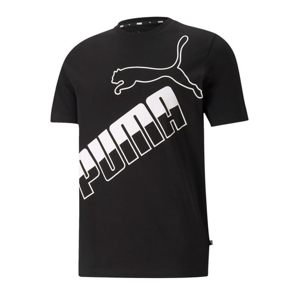 Playera Puma Big Logo Tee para Hombre 585771-01 negro L Puma 585771-01 PLAY. BIG LOGO TEE