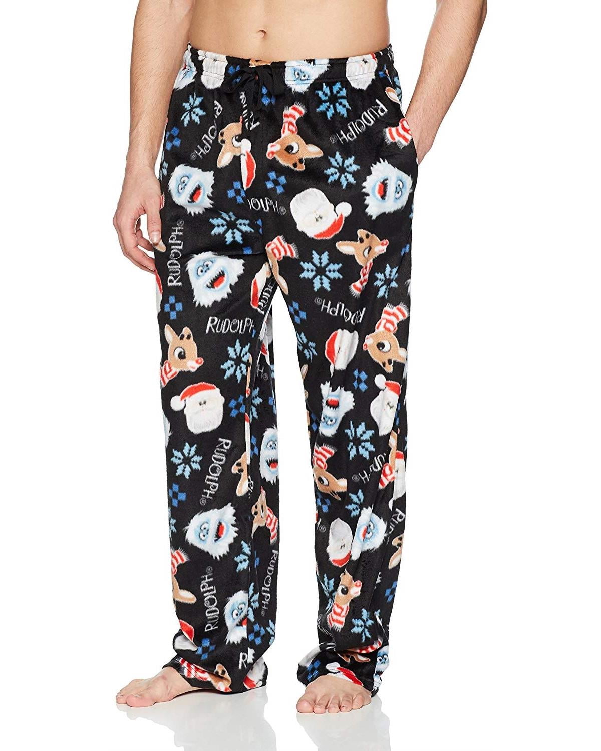 Rudolph - Mens Pajama Pants Rudolph Bumble Plush Costume Pants ...