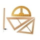 thumbnail image 1 of Juego de geometría matemática, transportador, brúju, reg de 90 degree, reg de con mango Papelería grande Suministros educativos para profesores Zulema Matemáticas Geometría, 1 of 8