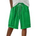 thumbnail image 6 of Weikingp Bermuda Shorts For Women，Knee Length Shorts Women Womens Pull On Shorts Womens Bermuda Shorts High Waisted Shorts Women Walking Athletic Shorts Green S, 6 of 7