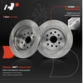 thumbnail image 3 of A-Premium Rear Disc Brake Rotors Set Compatible with Lexus LS430 Base 2001-2006 4.3L 2-PC Set, 3 of 8