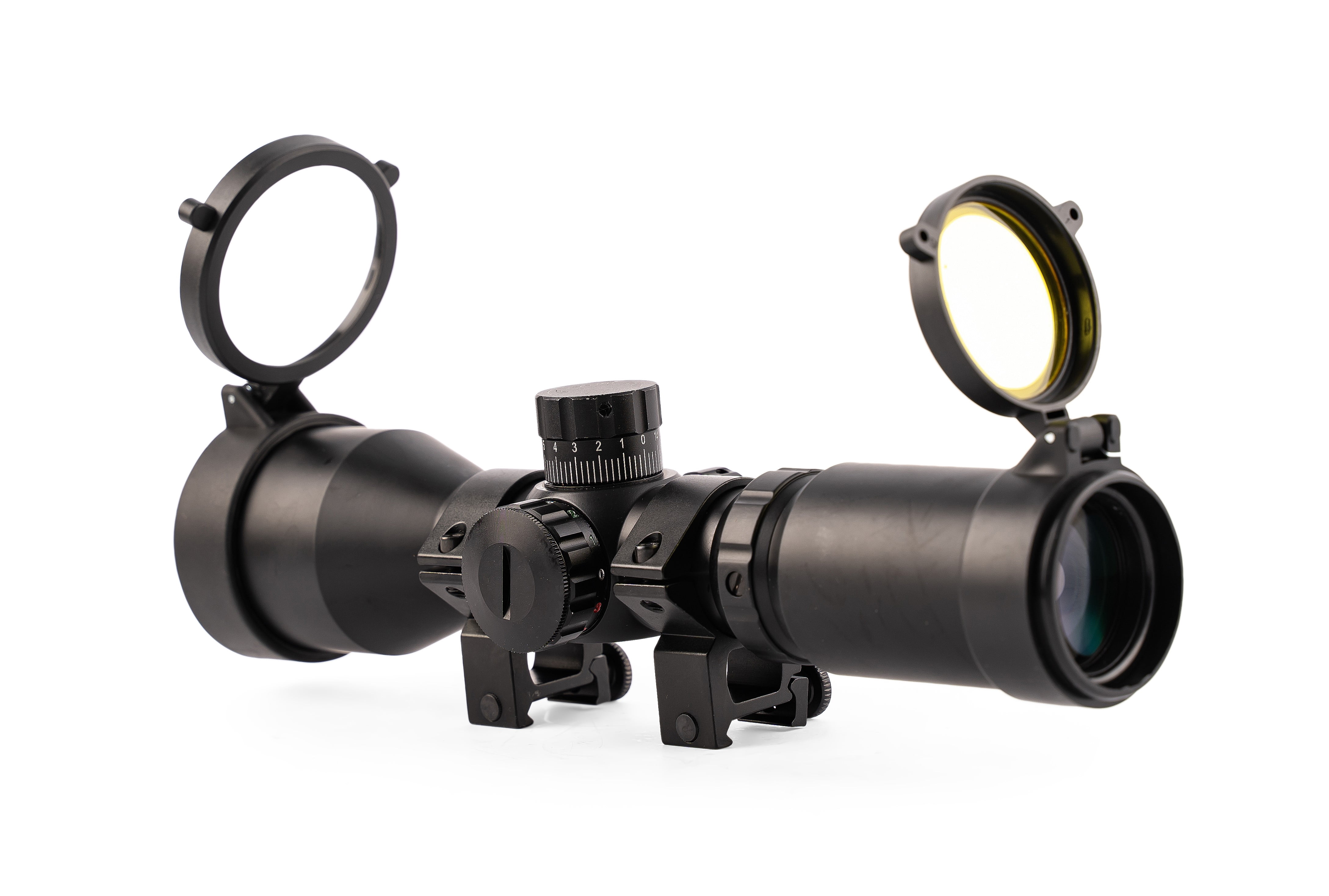 Osprey Global CP3-9x42IRF: Precision Illumination with Rangefinding Reticle in Sleek Black Finish