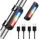 thumbnail image 1 of Luces traseras brillantes para bicicleta de 2 piezas, recargables por USB, accesorios de linterna de seguridad LED de alta intensidad, 1 of 5