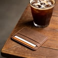 thumbnail image 6 of Horivan Mini RFID Blocking Leather Card Holder Wallet with Zipper Pocket for Cash and Coins Slim Compact Travel Organizer for Men and Women Multi-Function Essential Card Case Purse, 6 of 7