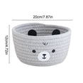 thumbnail image 3 of Rope Storage Basket Cute Cow Shape Organizer Foldable Blanket Toy Storage Bin Decorative Basket for Nursery Bedroom Living Room Home Decor Gift Use, 3 of 6