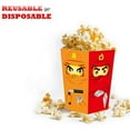 thumbnail image 3 of 24 pcs Ninja popcorn boxes Candy cookies Boxes, Ninja Themed Party Supplies, Children's Birthday Party Snack Boxes, 3 of 3