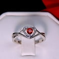 thumbnail image 6 of Christine Engagement Ring for Women Promise Heart Birthstone Cz Sterling Silver by Ginger Lyne, 6 of 6