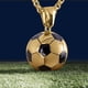thumbnail image 5 of Collar Hombre de Balón de Fútbol Soccer Mundial LUCKMAN, Acero Inoxidable, Modelo Mondo dorado UNITALLA, 5 of 7
