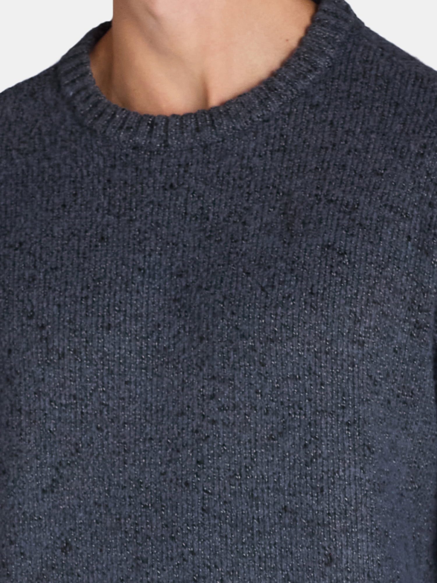 No Boundaries Confetti Knit Crewneck Sweater, Men’s and Big Men’s, Sizes XS-3XL