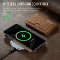 thumbnail image 7 of ELEHOLD Case for iPhone 11, Magnetic 2 in 1 Detachable Leather Wallet Case with Card Holder & Stand,Brown, 7 of 7