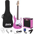 thumbnail image 1 of LyxPro Beginner 39” Electric Guitar & Electric Guitar Accessories, Retro Purple, 1 of 7