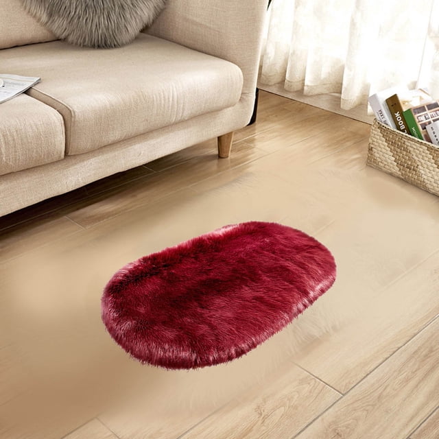 Boovnll Rugs for Bedroom, Super Soft Faux Sheepskin Area Rugs for Bedroom Floor Carpet Faux Rug Bedside Rugs Nursery, Bedroom, Home Decor, Area Rug, Bedroom Rug, Area Rug, Rugs