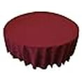 thumbnail image 3 of TCpop90R-CranberryP28 LA Linen Nappe en Popeline de Polyester, Canneberge - 90 Po. Ronde, 3 of 3