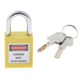 thumbnail image 4 of Fuerte, Firme, Multifunción, Bloqueo de Seguridad, , con Llave , Retención de Llaves, fuerte de caja, tres Amarillo, 4 of 9
