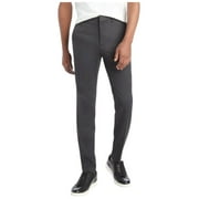 Kenneth Cole Mens Slim fit Dress Pants 30 / 32 Charcoal Grey Solid Stretch