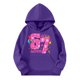 thumbnail image 4 of 67 Niños con capucha Niñas 6 7 Meme Sudadera cómoda manga larga Suéteres divertidos 6 7 Número impreso Novedad manga larga con capucha Suéter de moda cómodo (De color púrpura oscuro,5-6 años), 4 of 4