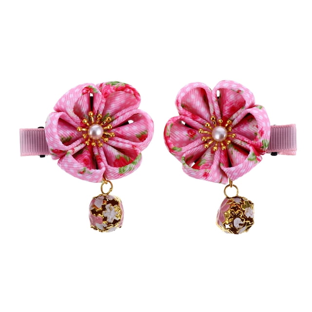 2pcs Japonais Style Cheveux Ornement Épingle à Cheveux Décorative pour Enfants