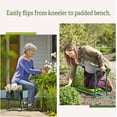 thumbnail image 6 of Gardener's Supply Company Garden Kneeler & Portable Stool | Extra Wide & Soft Kneeler for Outdoor Flower Beds & Raised Bed Planting | Ideal Gardening Gifts for Grandparents & Senior Gardeners - Purple, 6 of 16