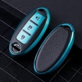 thumbnail image 5 of TPU Leather Car Key Fob Case Cover for Nissan for Qashqai for Trail for Versa, 5 of 9
