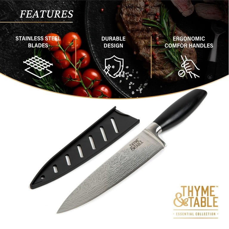 Professional Kitchen Chef’s -Japanese Damascus Print Knife with Personalization