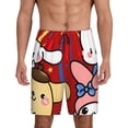 thumbnail image 3 of Lsque Sanrio Mens Sleep Pajama Shorts,Short Pajama Pants, Cotton Ultra-Soft Knit-Small, 3 of 9