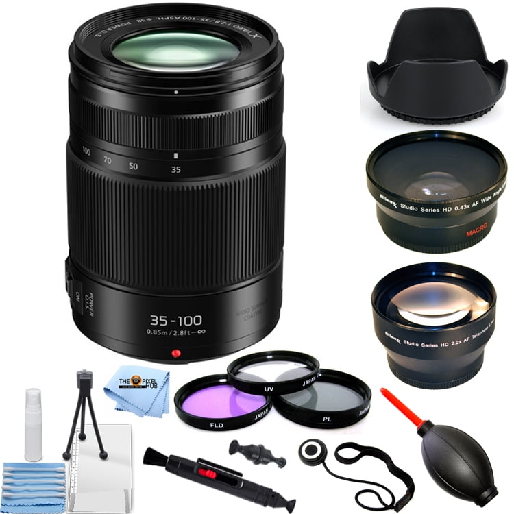 Panasonic Lumix G X Vario 35 100mm F 2 8 Ii Power O I S Lens Pro Bundle Walmart Com Walmart Com Panasonic Lumix G X Vario 35 100mm F 2 8 Ii Power O I S Lens Pro Bundle Walmart Com Walmart Com