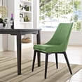 thumbnail image 5 of Modway Viscount 19" Solid Rubberwood and Fabric Dining Chair in Kelly Green, 5 of 5