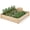 Natrual-1, variant on SolaceHue U-Shaped Raised Garden Bed, Wood Raised Garden Planter Box for Vegetables and Flowers, Easy Assembly, Garden Container for Backyard, Patio, Balcony (92.5" Lx95 Wx11 H)