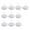 White, variant on 10 Pack Floating Unscented Decorative – Bathtub, Restaurant, Holiday Decor for Valentine’s Day