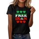 thumbnail image 2 of Tops de Cuello Alto para las Mujeres Amante Impreso Camiseta de Manga Corta, Uso Diario Casual, 95% Poliéster 5% Spandex, Tops de Cuello Redondo para las Mujeres, 2 of 5